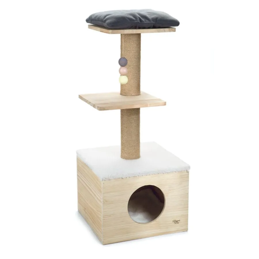 Designed by Lotte Kamina Madera árbol rascador para gatos Best