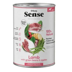 Dibaq Sense Grain Free Adult Cordero lata para perros Discount