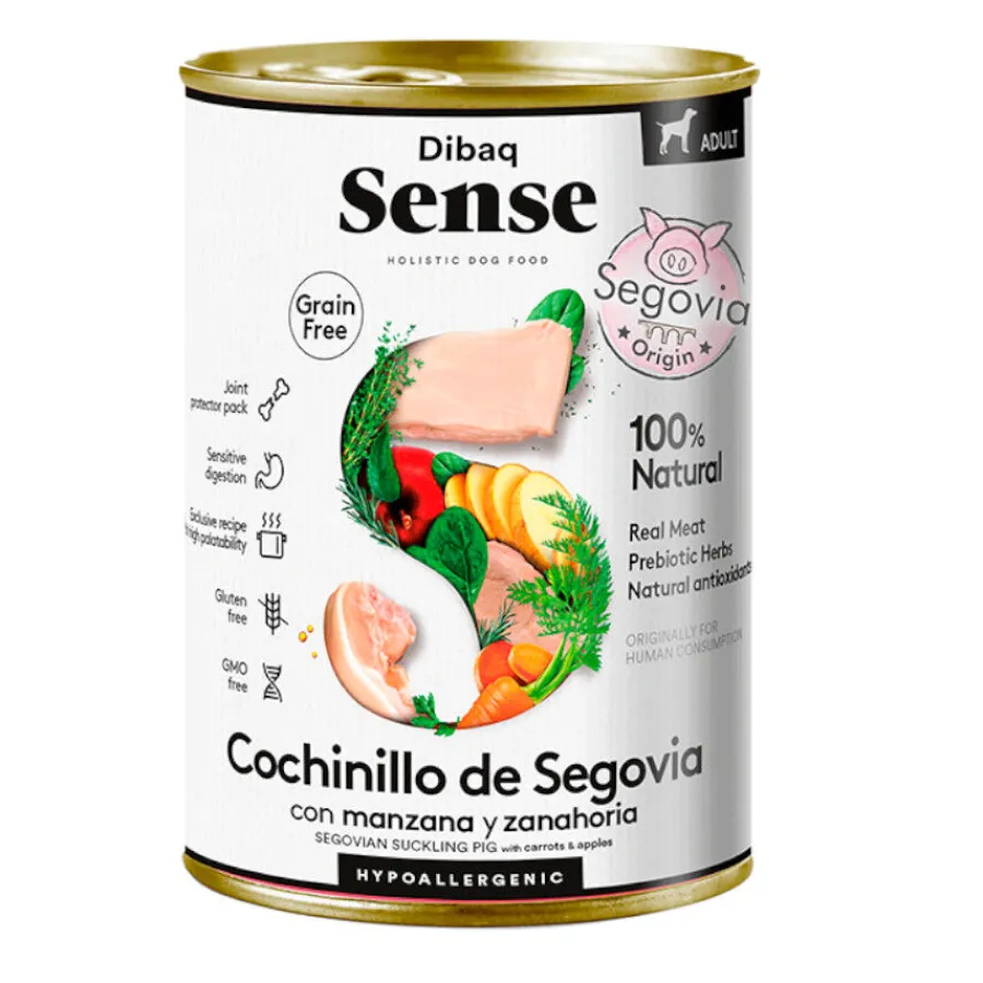 Dibaq Sense Grain Free Adult Cochinillo Segoviano lata para perros Online