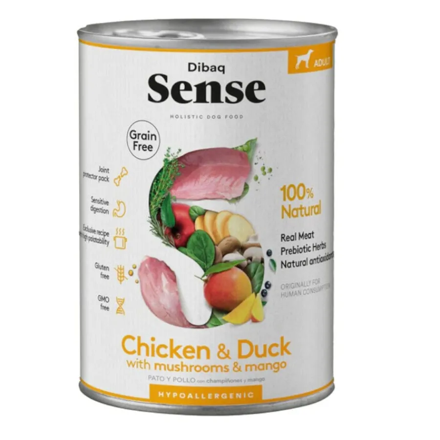 Dibaq Sense Grain Free Adult Pollo & Pato lata para perros Online