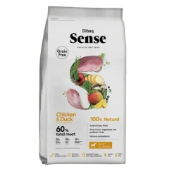 Dibaq Sense Grain Free Adult Pollo & Pato pienso para perros Hot