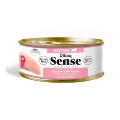 Dibaq Sense Grain Free Kitten Pollo y Manzana lata para gatos Discount