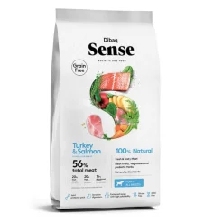 Dibaq Sense Grain Free Salmón y Pavo pienso para cachorros Online