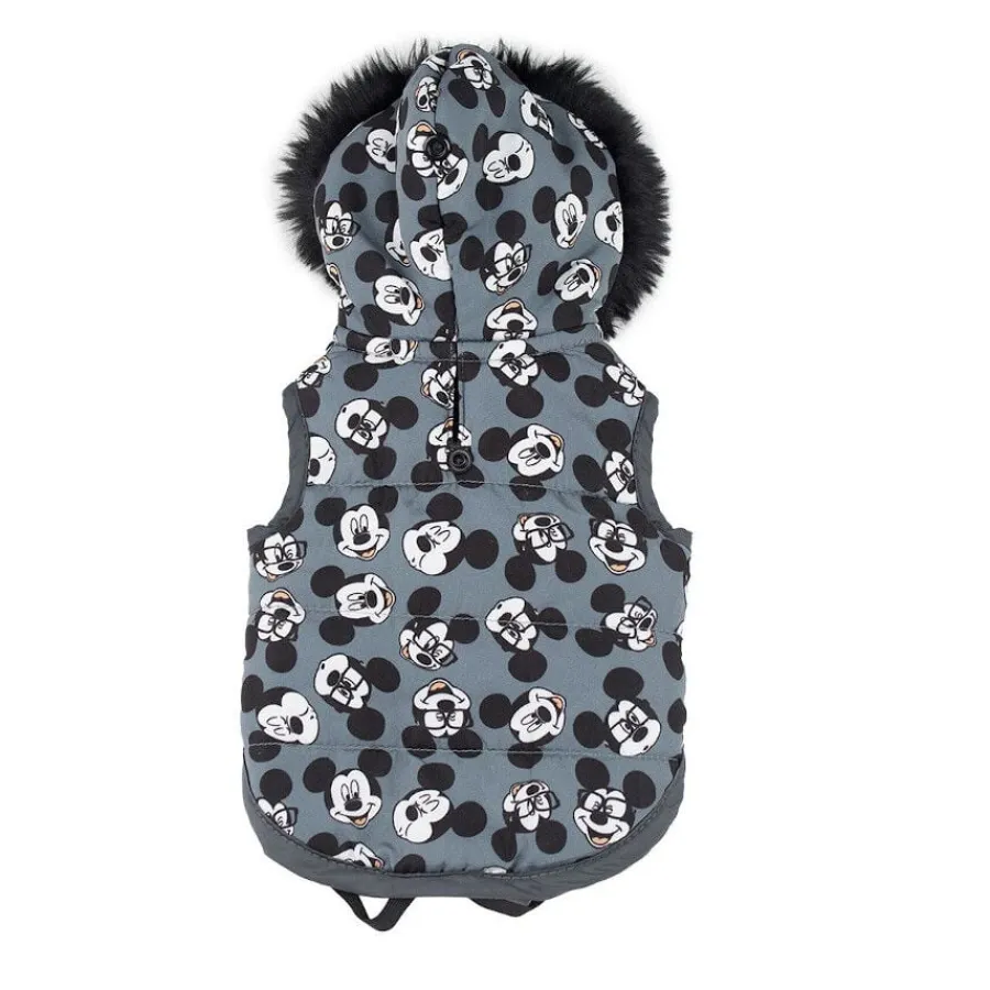 Disney Mickey Mouse Abrigo Gris con Estampado para perros Discount