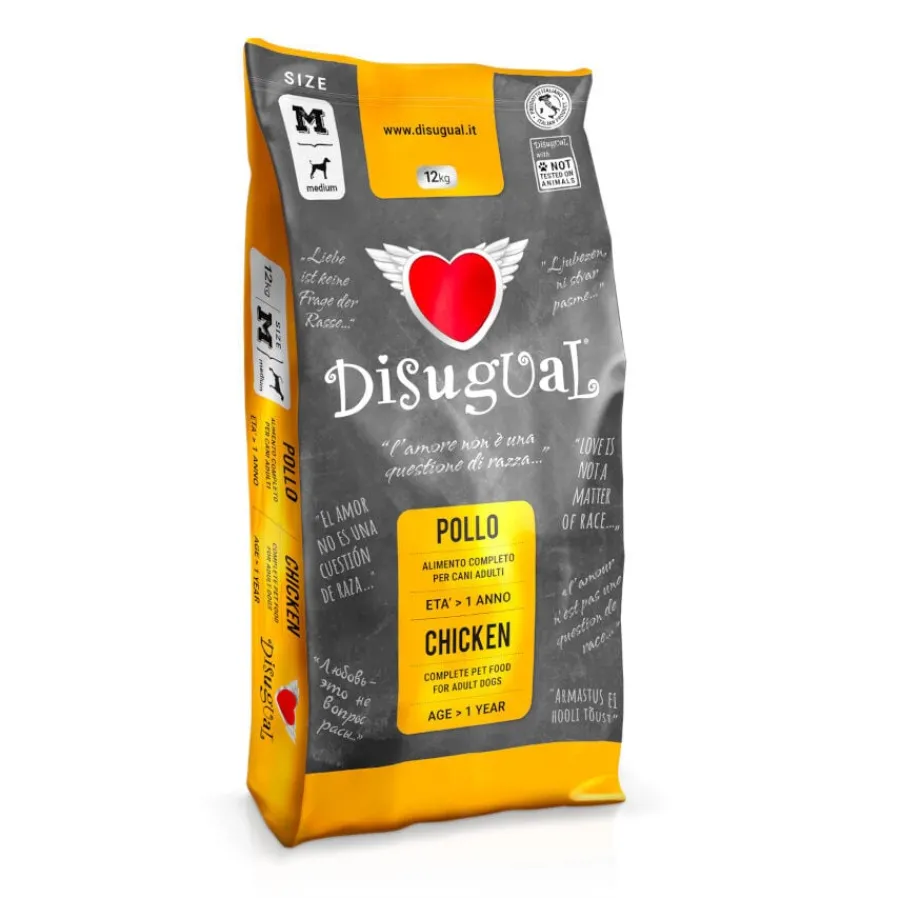 Disugual Medium Adult Pollo pienso para perros