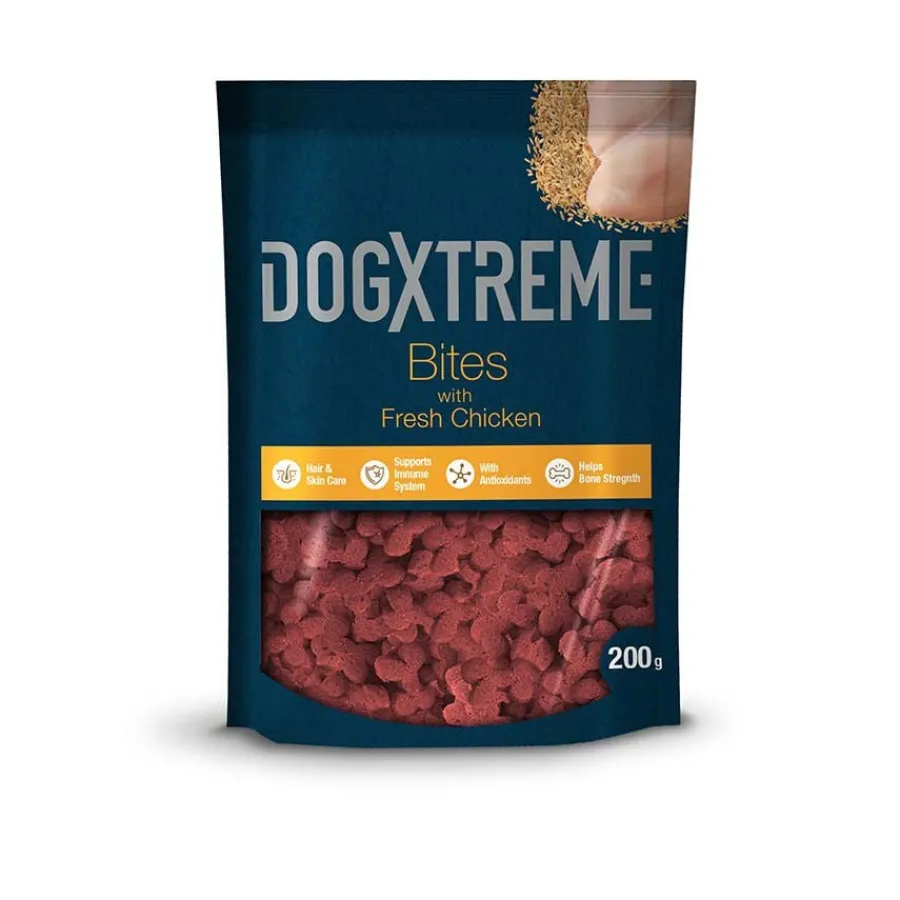 Dogxtreme Bites Snacks Semihúmedos Pollo para perros Outlet