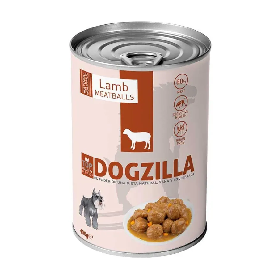 Dogzilla Albóndigas Cordero lata para perros Clearance