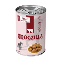 Dogzilla Albóndigas de ternera lata para perros New