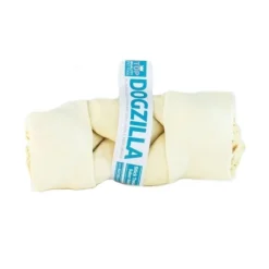 Dogzilla hueso trenzado natural para perros Clearance