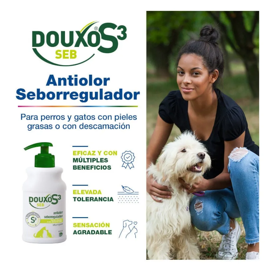 Douxo S3 Seb Champú Piel Grasa para perros y gatos Best
