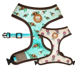 Dukier Arnés Reversible Estampado Tortugas para perros Sale
