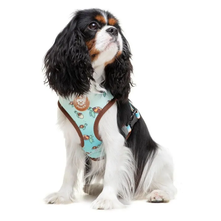 Dukier Arnés Reversible Estampado Tortugas para perros Sale