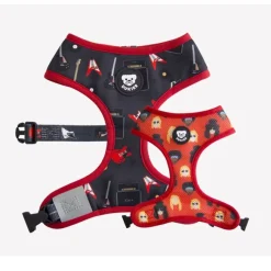 Dukier Arnés Reversible Estampado Rockero para perros Best