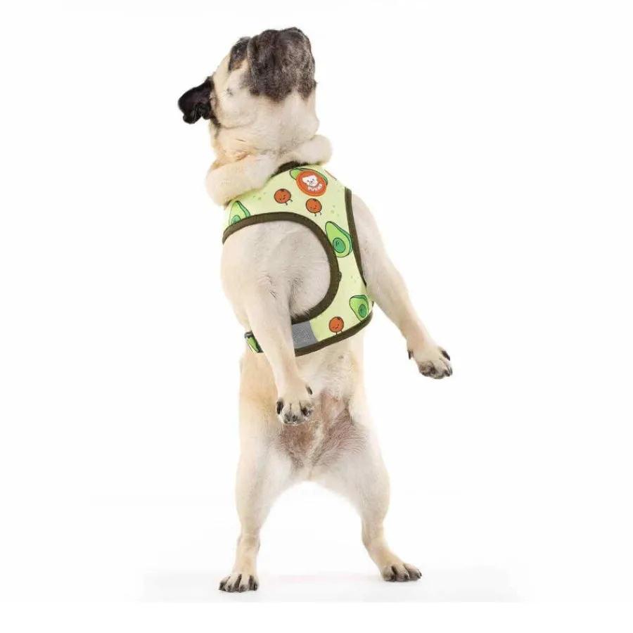 Dukier Avocado Arnés Reversible Estampado Aguacate para perros Best