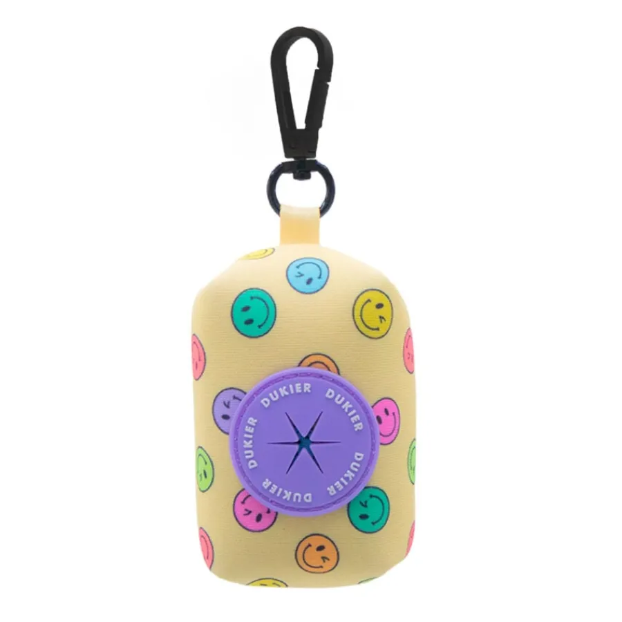 Dukier Smiley Porta Bolsas con Mosquetón para perros Online