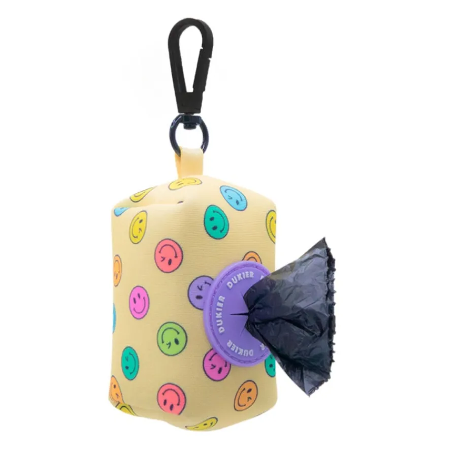 Dukier Smiley Porta Bolsas con Mosquetón para perros Online