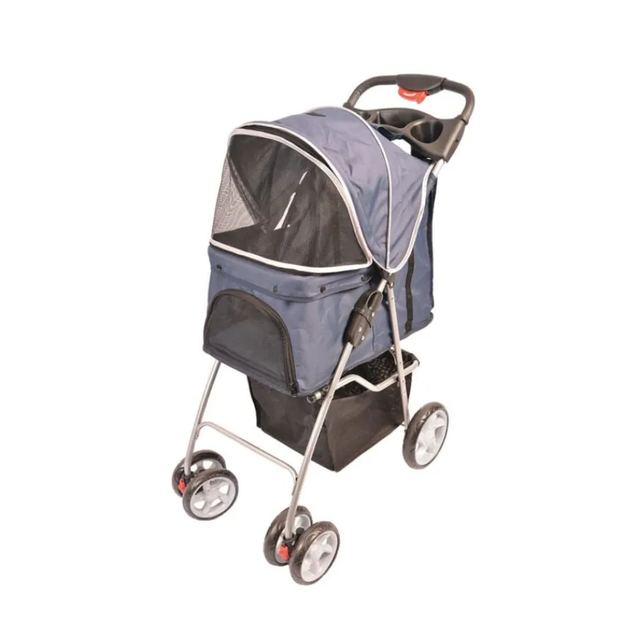 Duvoplus Carrito de Paseo 4 ruedas para perros y gatos Online