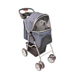 Duvoplus Carrito de Paseo 4 ruedas para perros y gatos Online