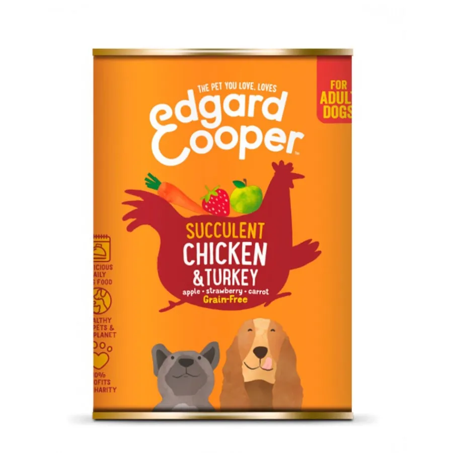Edgard & Cooper Adult Grain Free Pollo y Pavo lata para perros Online