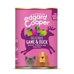 Edgard & Cooper Adult Grain Free Venado y Pato lata para perros Clearance