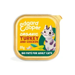 Edgard & Cooper Adult Pavo y Pollo Ecológico en Paté tarrina para gatos Discount