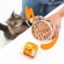 Edgard & Cooper Adult Pollo en Paté tarrina para gatos New