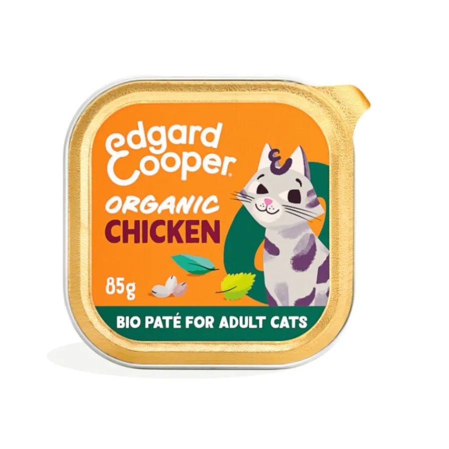 Edgard & Cooper Adult Pollo Ecológico en Paté tarrina para gatos Sale