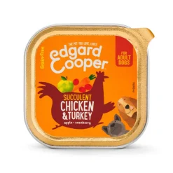 Edgard & Cooper Adult Pollo y Pavo tarrina para perros
