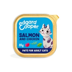 Edgard & Cooper Adult Salmón y Pollo en Paté tarrina para gatos Sale