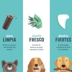 Edgard & Cooper Barritas Dentales Manzana y eucalipto snack para perros grandes Discount
