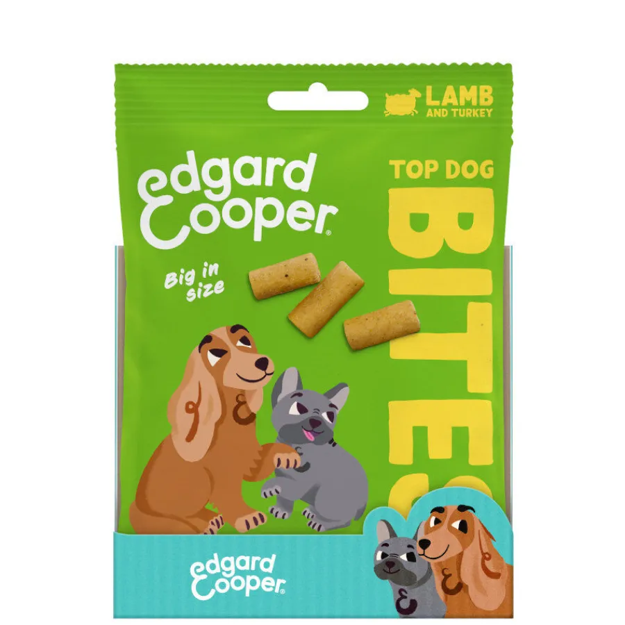 Edgard & Cooper Bocaditos Grande de Cordero y Pavo para perros