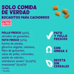 Edgard & Cooper Bocaditos Mini de Pato y Pollo para cachorros Online