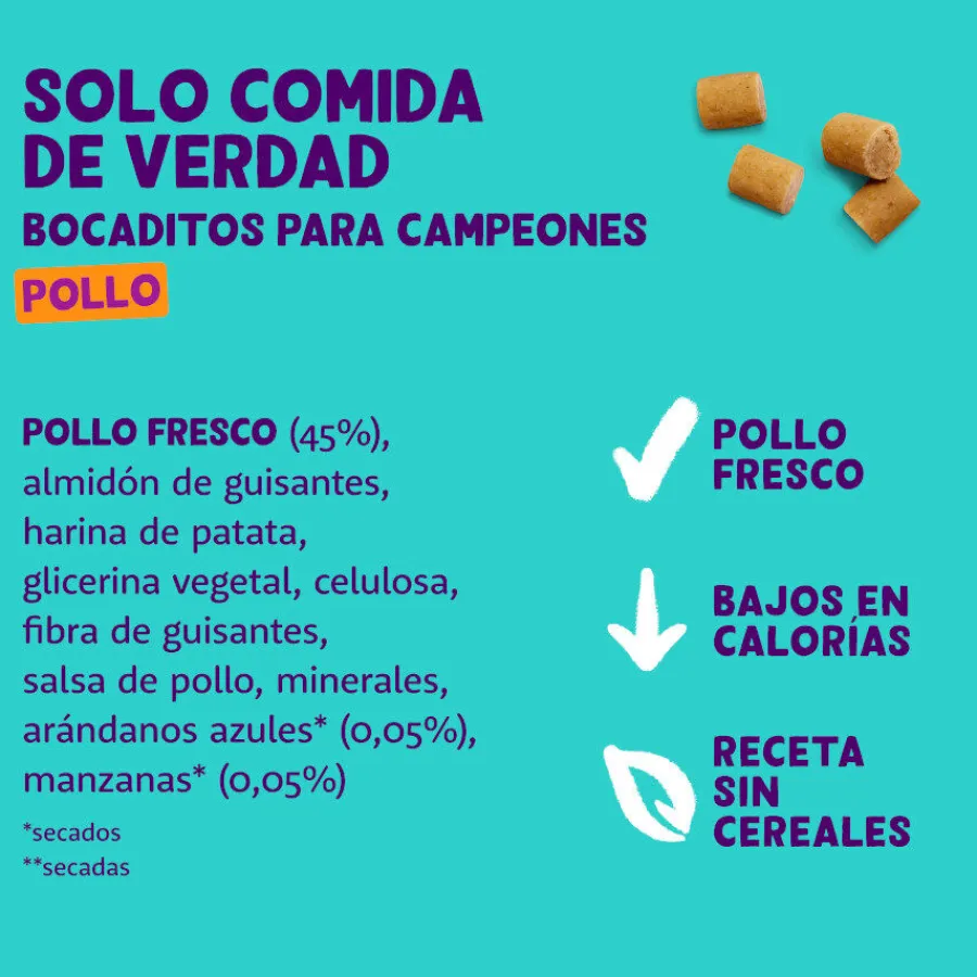Edgard & Cooper Bocaditos Mini de Pollo para perros Outlet