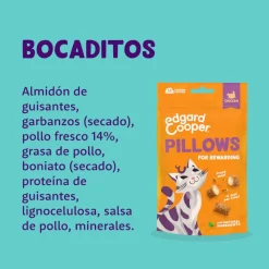 Edgard & Cooper Bocaditos Pillows Pollo para gatos Outlet