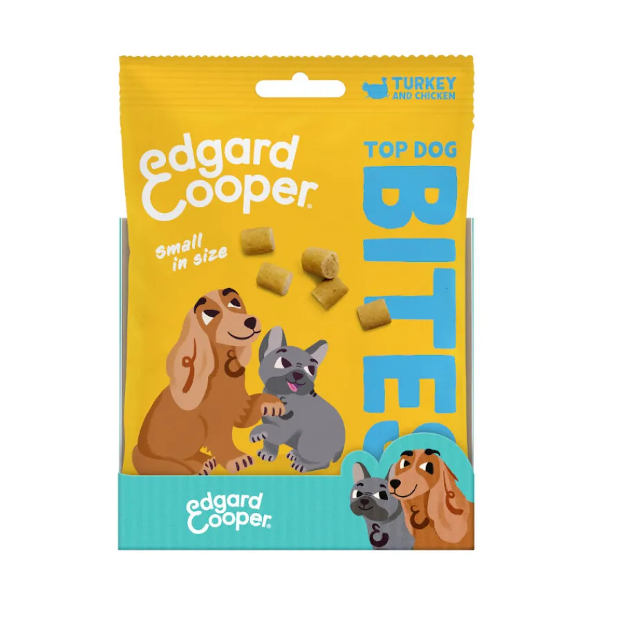 Edgard & Cooper Bocaditos Mini de Pavo y Pollo para perros Best