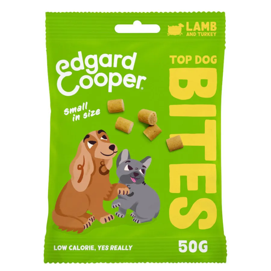 Edgard & Cooper Bocaditos Mini de Cordero y Pavo para perros Best