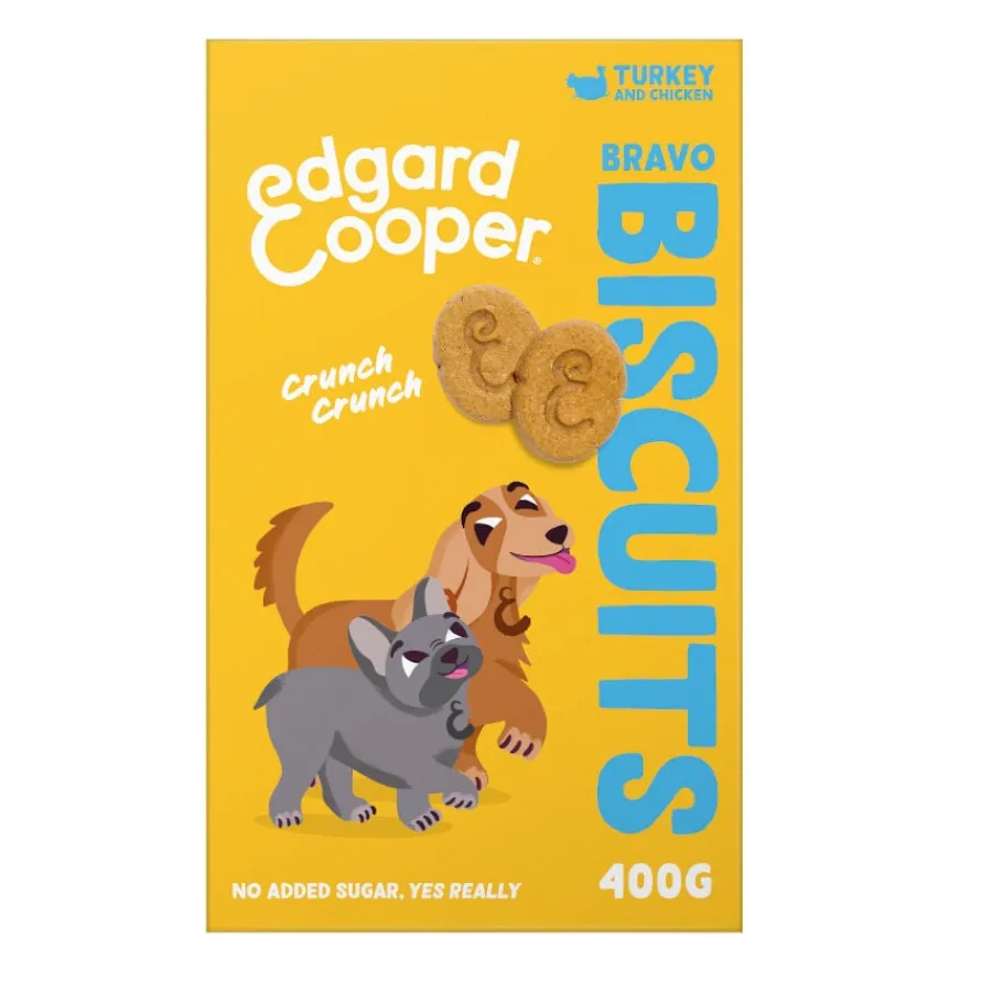 Edgard & Cooper Galletas de Pavo snack para perros New