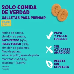 Edgard & Cooper Galletas de Pavo snack para perros New