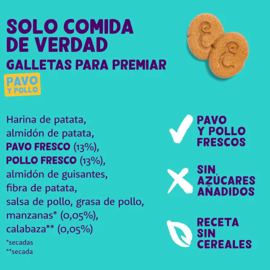 Edgard & Cooper Galletas de Pavo snack para perros New