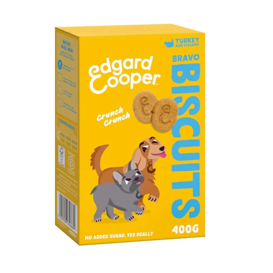 Edgard & Cooper Galletas de Pavo snack para perros New
