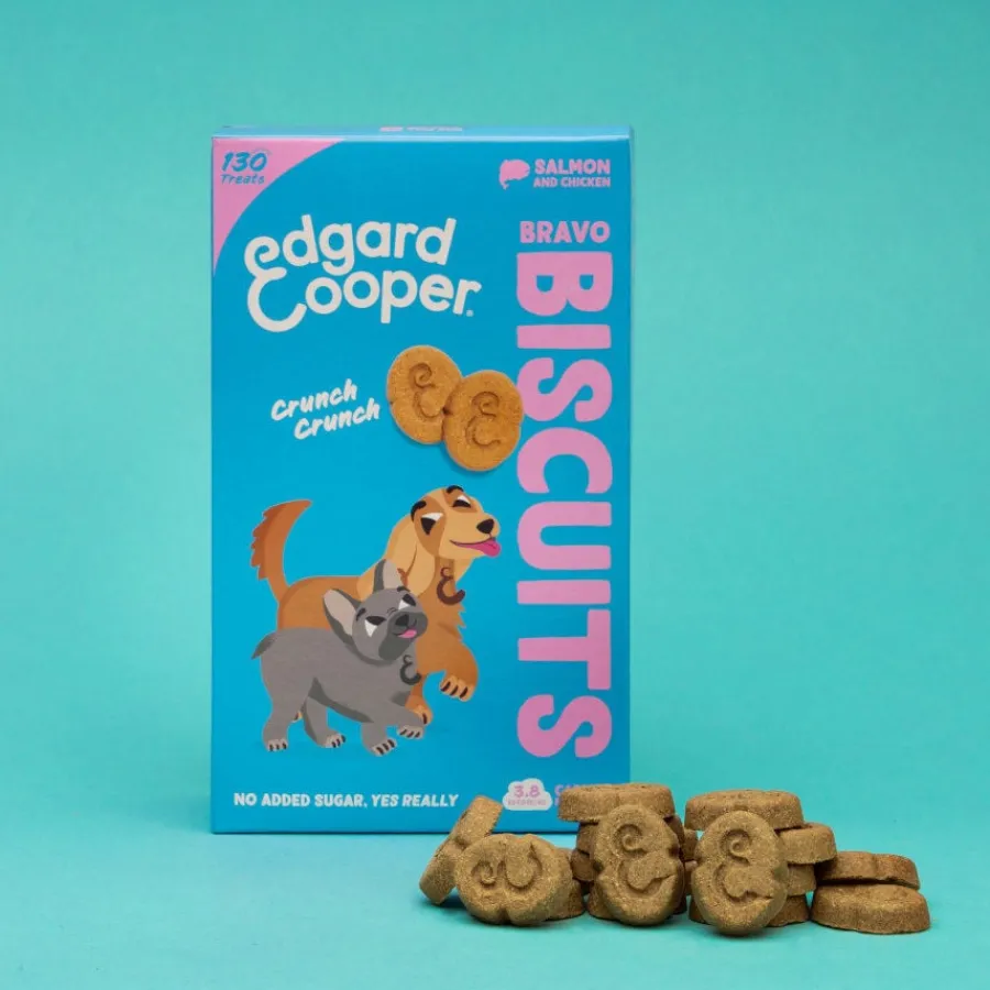 Edgard & Cooper Galletas de Salmón y Pollo para perros Clearance