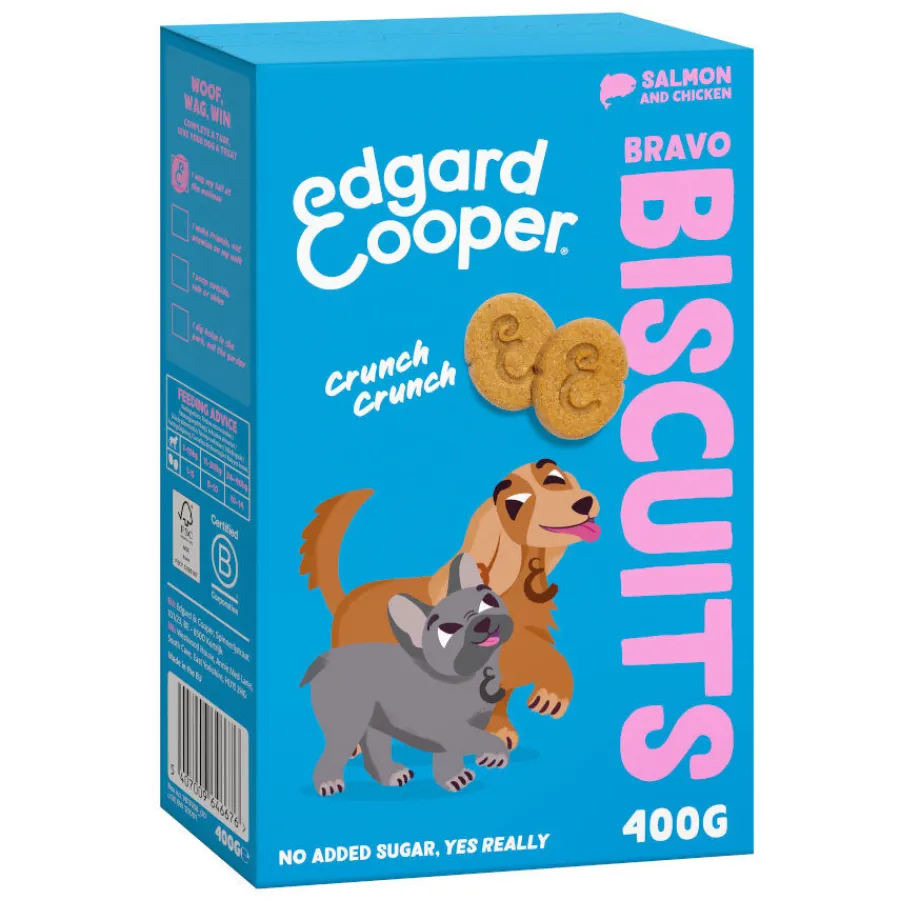Edgard & Cooper Galletas de Salmón y Pollo para perros Clearance