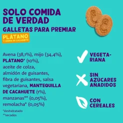 Edgard & Cooper Galletas de Plátano y Mantequilla de Cacahuete snack para perros Outlet