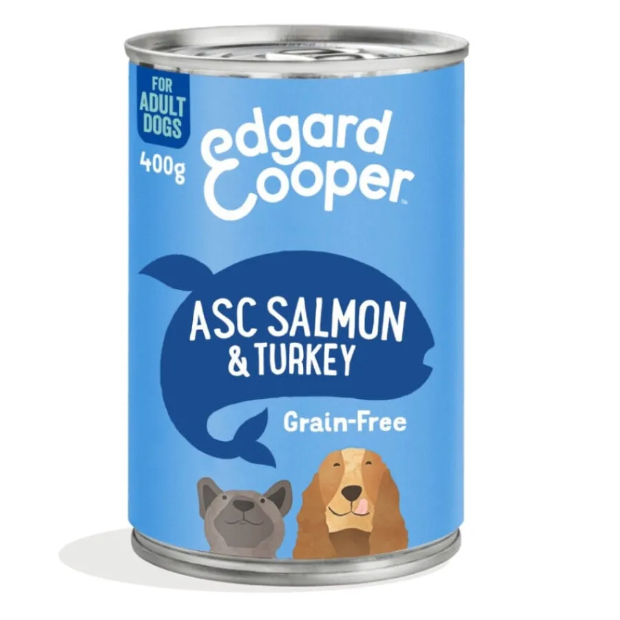 Edgard & Cooper Grain Free Salmón y Pavo lata para perros Clearance