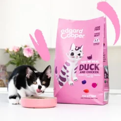Edgard & Cooper Kitten Pato y Pollo pienso Hot