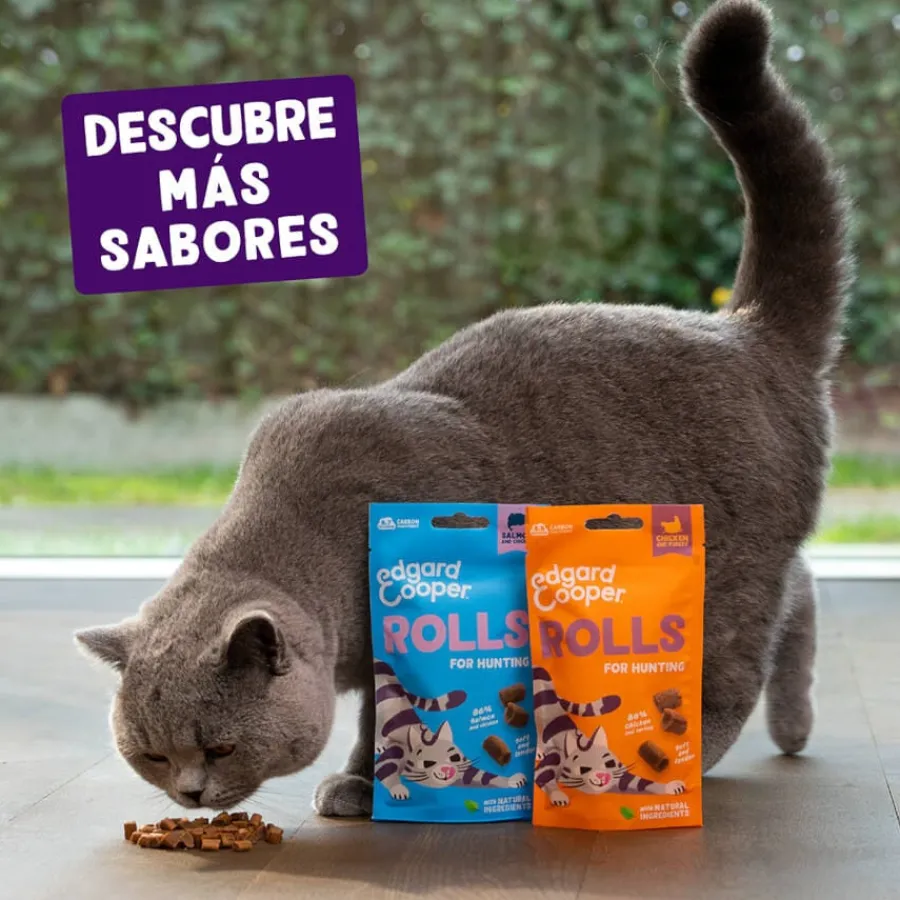 Edgard & Cooper Rollitos Pollo y Pavo para gatos Outlet