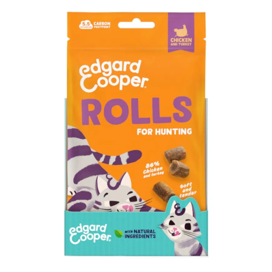 Edgard & Cooper Rollitos Pollo y Pavo para gatos Outlet