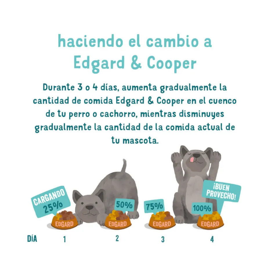 Edgard & Cooper Salmón y Pavo tarrina para perros Hot