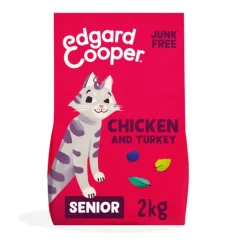 Edgard & Cooper Senior Pollo y Pavo pienso para gatos Clearance