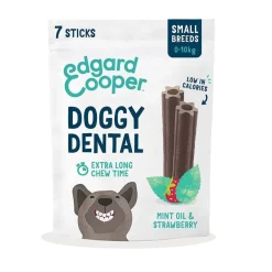 Edgard & Cooper Small Snacks Dentales Fresa y Menta para perros Sale